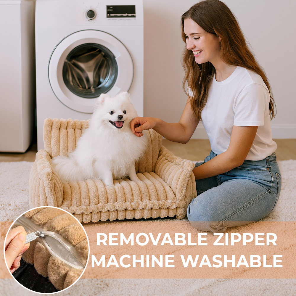 The Pawsionate™  Washable Fluffy Orthopedic Sofa Bed