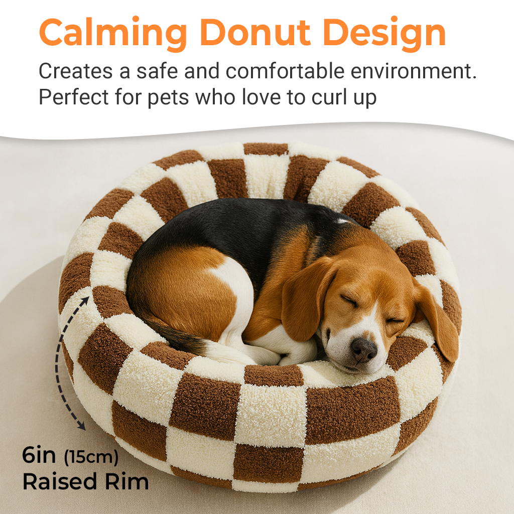 The Pawsionate™ Calming Donut Pet Bed
