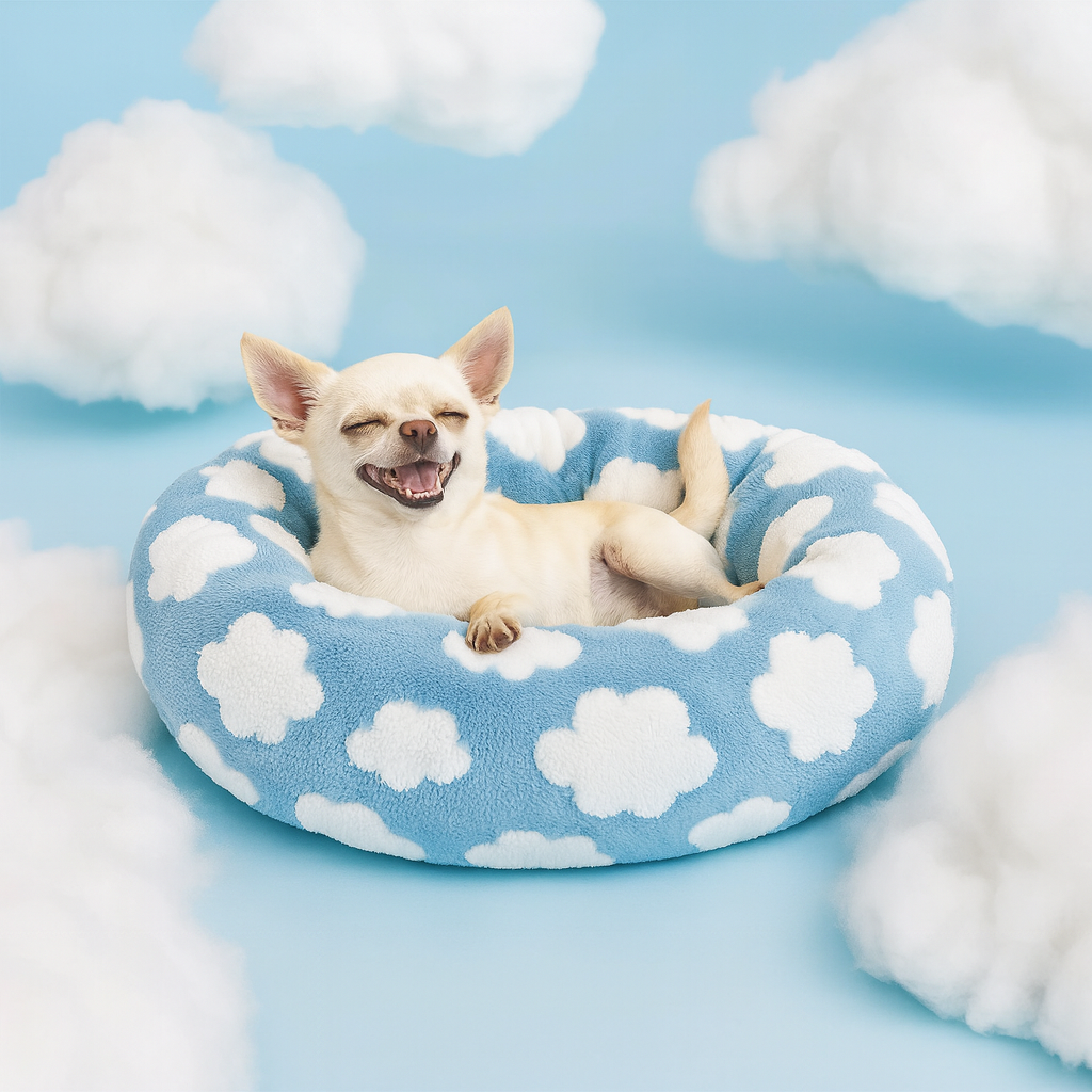 The Pawsionate™ Calming Donut Pet Bed