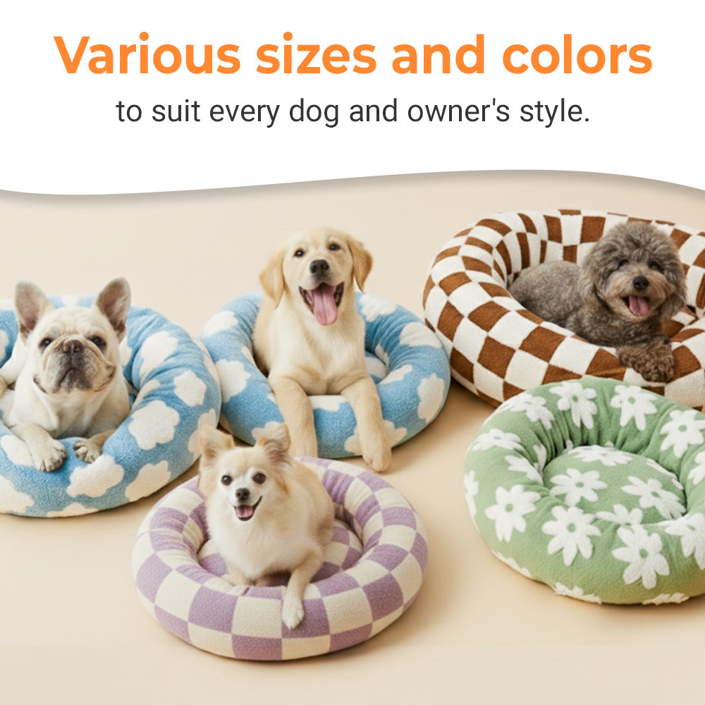 The Pawsionate™ Calming Donut Pet Bed