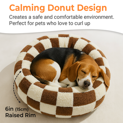 The Pawsionate™ Calming Donut Pet Bed