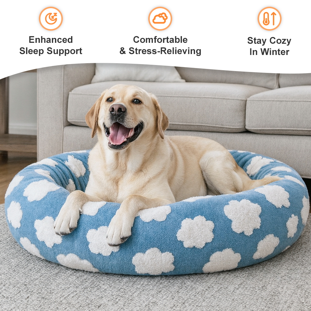 The Pawsionate™ Calming Donut Pet Bed