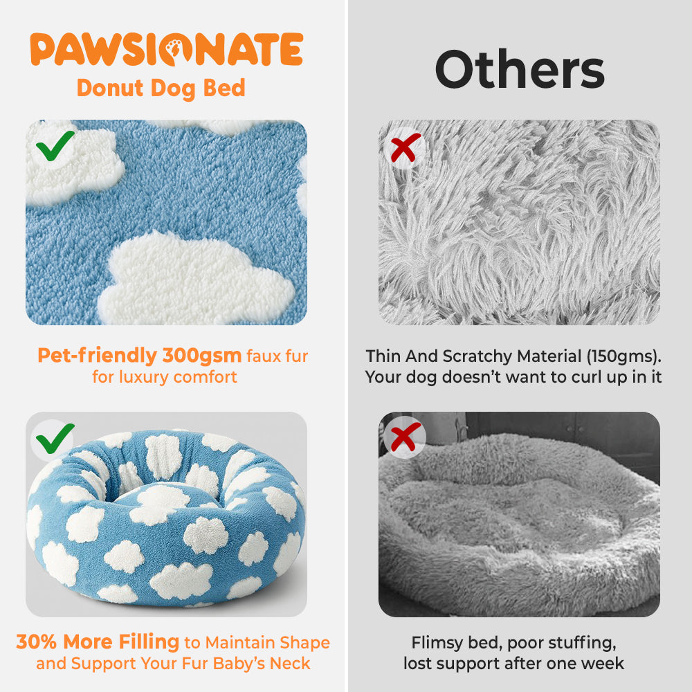 The Pawsionate™ Calming Donut Pet Bed